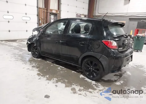 2023 Mitsubishi Mirage Black Edition из США, поврежденный, VIN ML32AWHJXPH007090